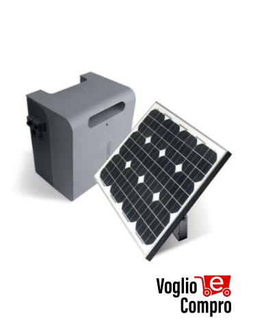 GOGREEN KIT Kit solare fotovoltaico per alimentazione a 24 V con box batterie