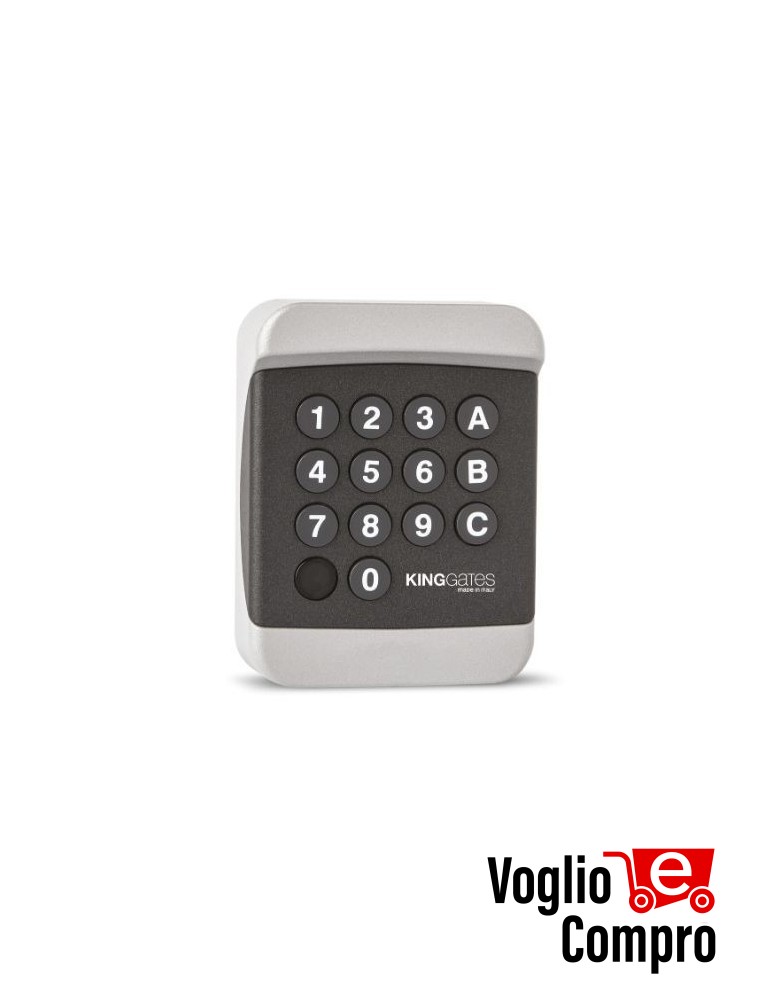 Digy Pad Tastiera radio a combinazione numerica 3 canali – 433,92 MHz 10S062