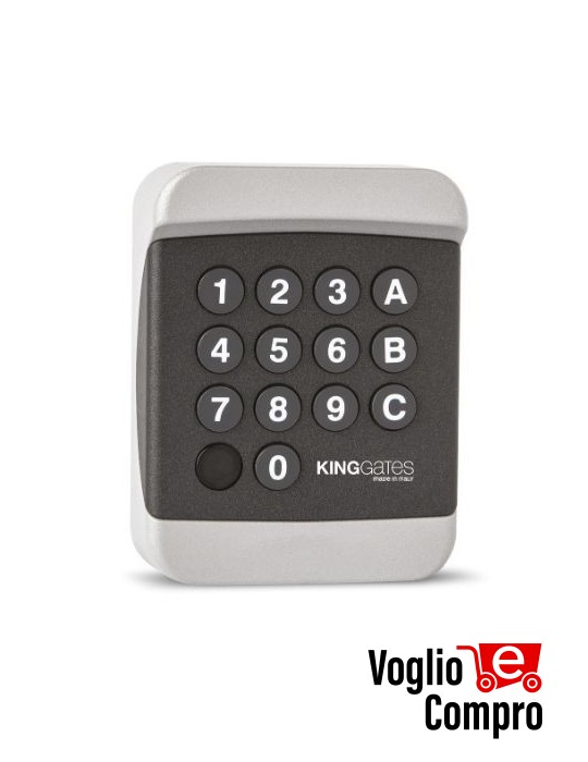 Digy Pad Tastiera radio a combinazione numerica 3 canali – 433,92 MHz 10S062