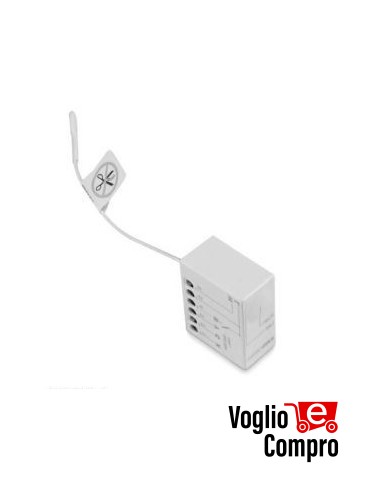 Centrale di comando miniaturizzata per 1 dispositivo 230 Vac max 1000 W con ricevitore radio e commutatore integrati