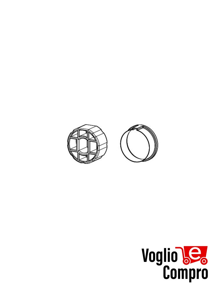 CORONA E PULEGGIA TONDO DIAMETRO 40MM x 1,5 PER MOTORE V2 TUBO TONDO