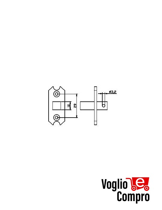 Adattatore indispensabile per le staffe da parete (tranne 163479) Max 30Nm per motoriduttori Ø45 v2