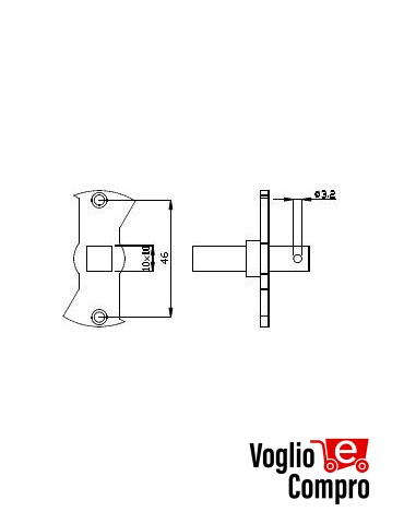 Adattatore per MATIX 60 Nm e MATIX SRP per motoriduttori Ø45 v2 163512