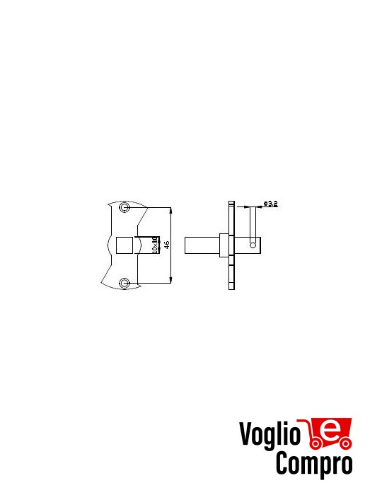 Adattatore per MATIX 60 Nm e MATIX SRP per motoriduttori Ø45 v2 163512