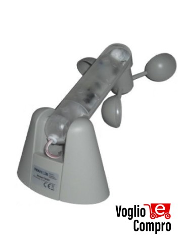 ANEMOMETRO TEKNOS TSBN SENSORE VIA RADIO 433,92Mhz PER VENTO INFRAROSSI PER SOLE