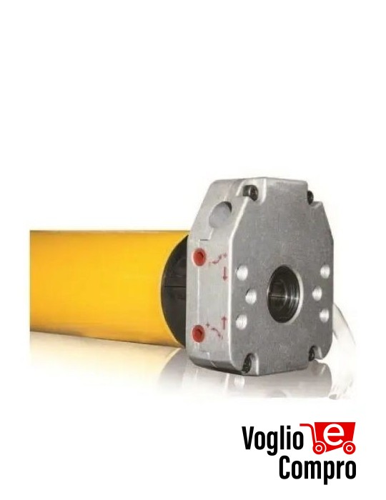 MOTORE TUBOLARE 55mm 100Nm - 12 rmp V2 MATIX M120 CON FINECORSA MECCANICO E MANOVRA DI SOCCORSO