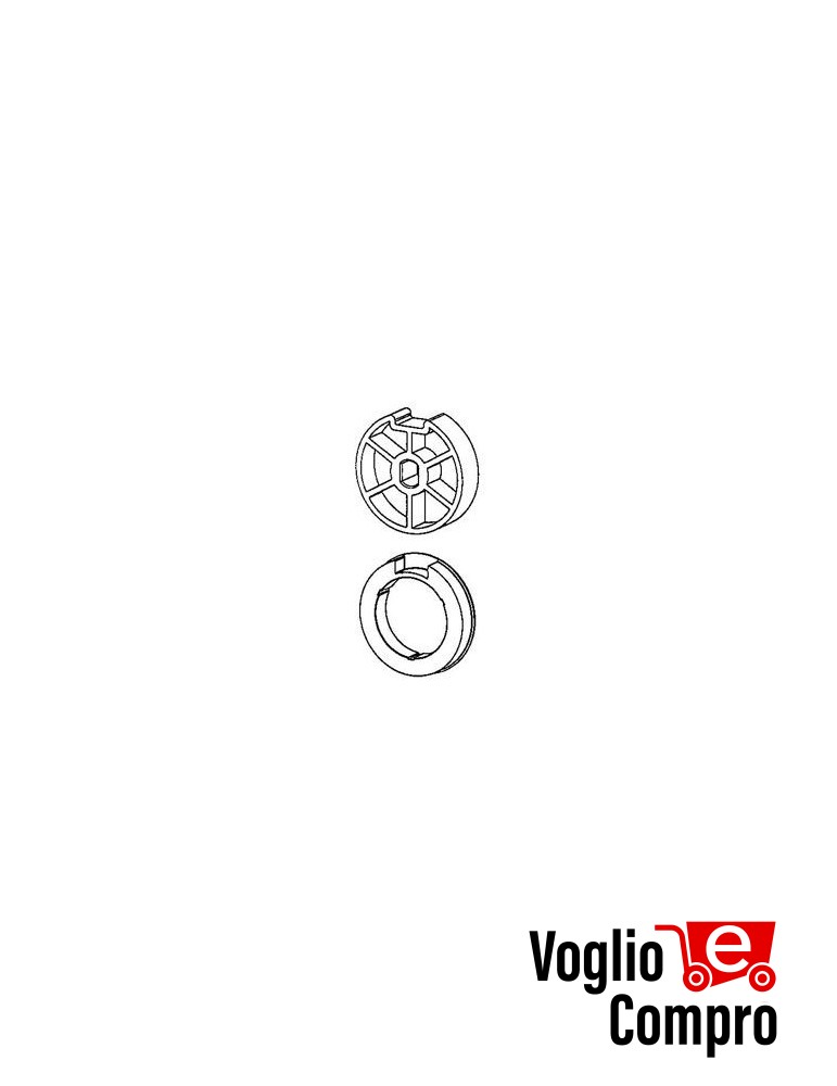 CORONA E PULEGGIA DEPRAT DIAMETRO 89MM ACCESSORI PER MOTORIDUTTORI TUBOLARI MATIX 80/120 NM V2