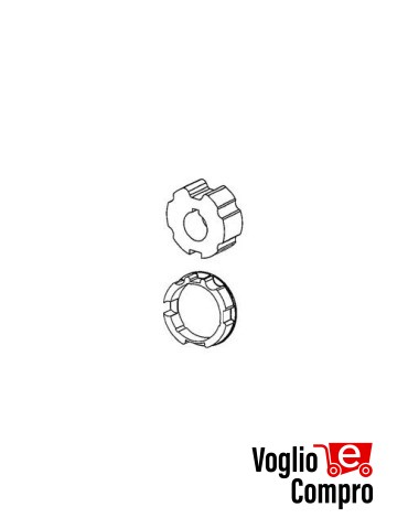 PULEGGIA  E CORONA  OGIVA DIAMETRO 78mm PER MOTORIDUTTORI TUBOLARI MATIX 80/120 NM V2