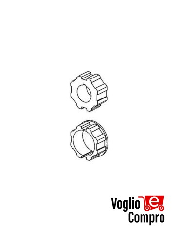 PULEGGIA E CORONA OTTAGONALE DIAMETRO 70MM ACCESSORI PER MOTORIDUTTORI TUBOLARI MATIX 140 NM V2