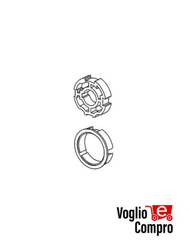 PULEGGIA E CORONA OTTAGONALE OGIVA DIAMETRO 78mm PER MOTORIDUTTORI TUBOLARI MATIX 140 NM V2