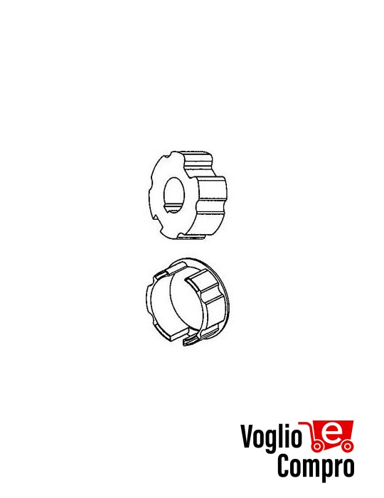 CORONA CM-13 E PULEGGIA P104 OGIVA DIAMETRO 85MM ACCESSORI MOTORIDUTTORI TUBOLARI MATIX 140 NM V2