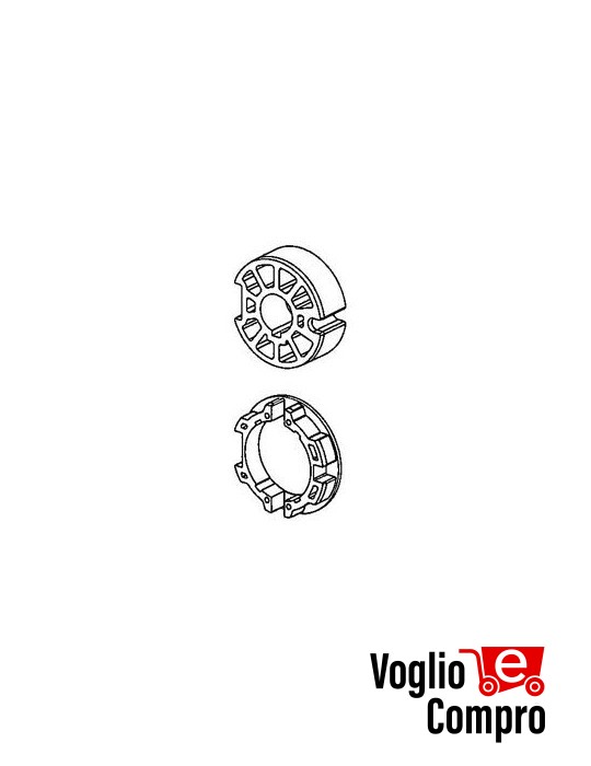 CORONA Y38 E PULEGGIA P175 DEPRAT DIAMETRO 85MM ACCESSORI PER MOTORIDUTTORI TUBOLARI MATIX 140 NM V2
