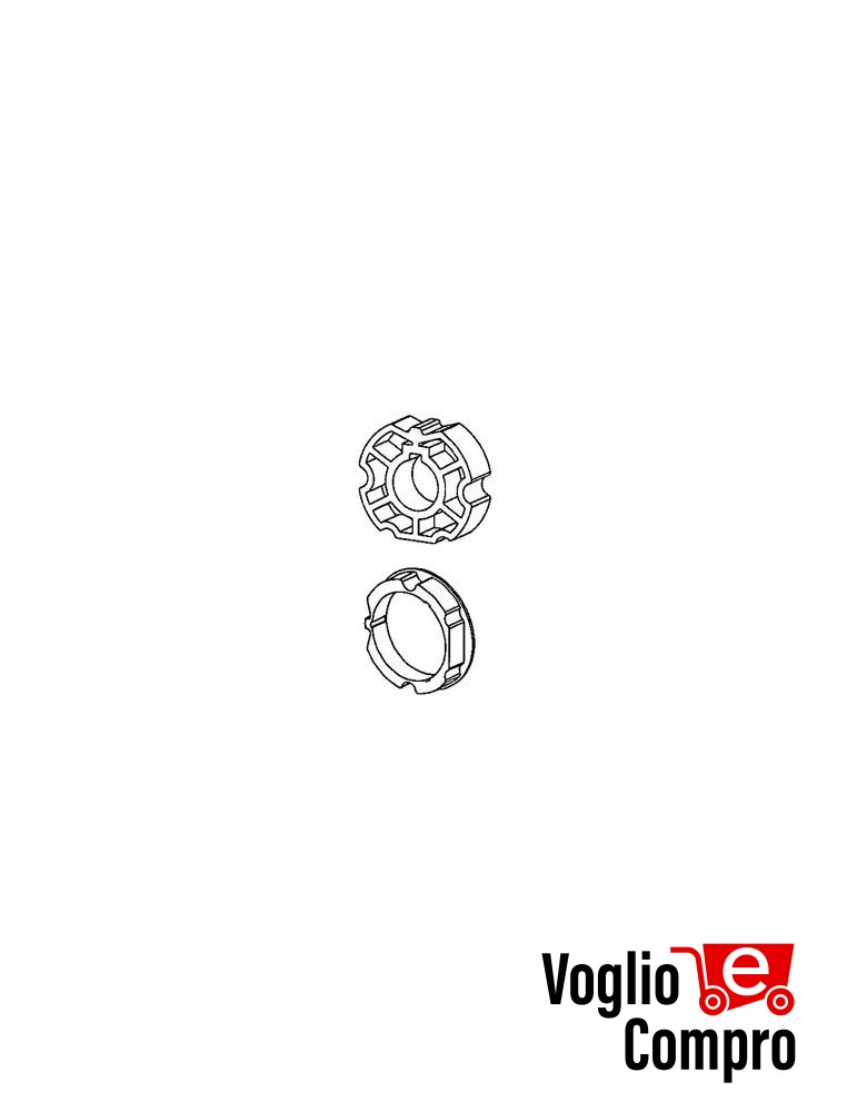 CORONA Y35 E PULEGGIA 9176  DIAMETRO 80MM ACCESSORI PER MOTORIDUTTORI TUBOLARI MATIX 140 NM V2