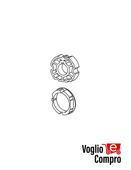 CORONA Y35 E PULEGGIA 9176  DIAMETRO 80MM ACCESSORI PER MOTORIDUTTORI TUBOLARI MATIX 140 NM V2
