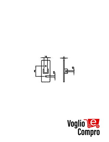 ART.3031 Staffa da parete per motoriduttori tubolari Ø55 v2 163483