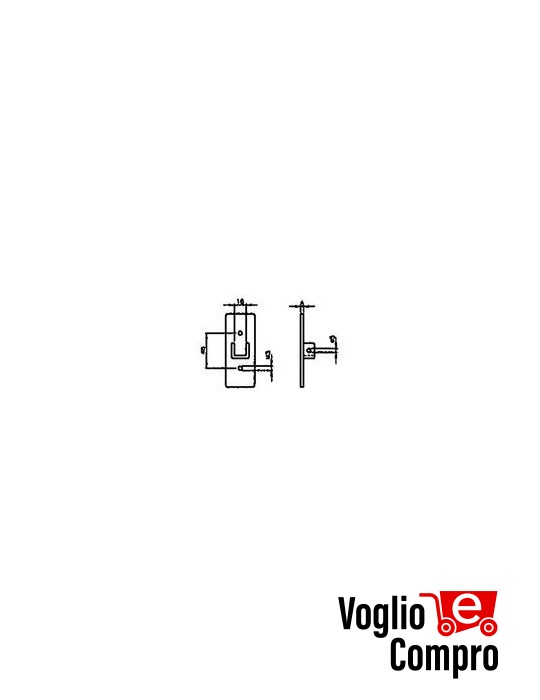 ART.3031 Staffa da parete per motoriduttori tubolari Ø55 v2 163483