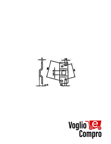 ART.3035 Staffa da parete per motoriduttori tubolari Ø55 v2 163482
