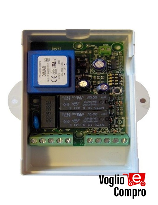 CENTRALE COMANDO VIA FILO TEKNOS TC3 PER UN SOLO MOTORE TUBOLARE TENDA DA SOLE