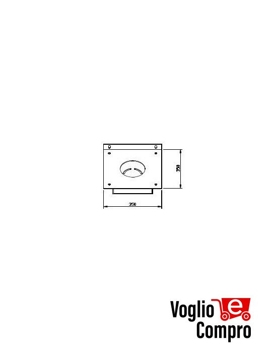 PIASTRA CON CASSETTO ACCESSORIO PER MOTORIDUTTORI TUBOLARI V2 MATIXM550
