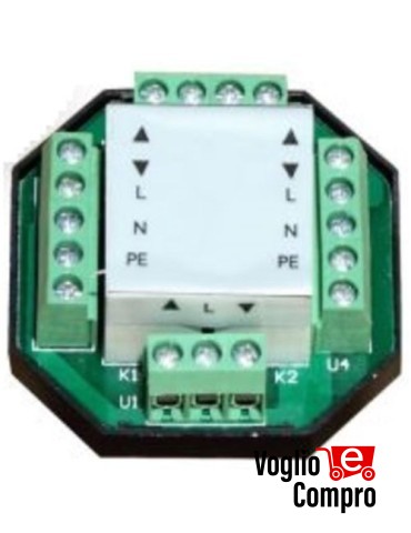 EXPANDER TEKNOS TE1 PER CENTRALIZZAZIONI CABLATE E DOMOTICA