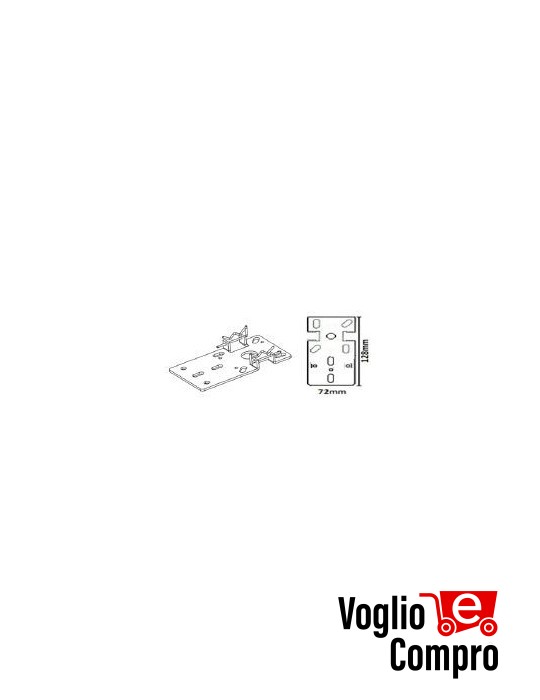 SUPPORTO Verticale asolato per Motore LUX -T TEKNO'S