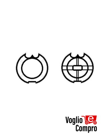 CORONA E PULEGGIA PER MOTORI TEKNO'S  Ø 45mm PER RULLO Ø80 Fitesol DO