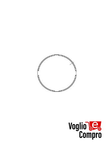 ADATTATORE PER CORONA SPESSORE DI COMPENSAZIONE PER MOTORI TEKNO'S Ø 45mm