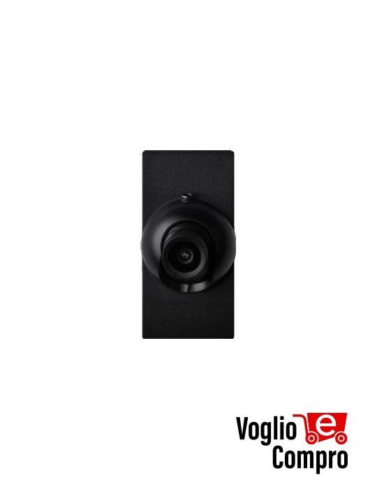 SPY360 AV45 TELECAMERA ORIENTABILE 360 A COLORI FRUTTO DA INCASSO NERO PER AVE SISTEMA 45