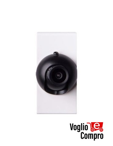 SPY360 AV45B TELECAMERA ORIENTABILE 360 A COLORI FRUTTO DA INCASSO BIANCO PER AVE SISTEMA 45