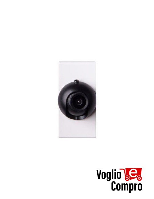 SPY360 AV45B TELECAMERA ORIENTABILE 360 A COLORI FRUTTO DA INCASSO BIANCO PER AVE SISTEMA 45