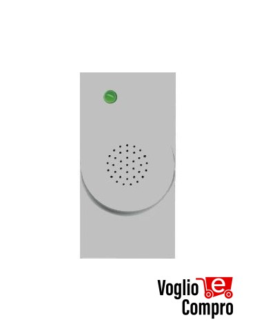 JEKO VMAKA SENSORE FRUTTO DA INCASSO ARGENTO GAS NARCOTICO PER VIMAR ARKE'