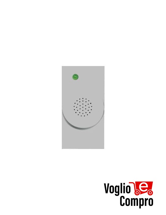 JEKO VMAKA SENSORE FRUTTO DA INCASSO ARGENTO GAS NARCOTICO PER VIMAR ARKE'