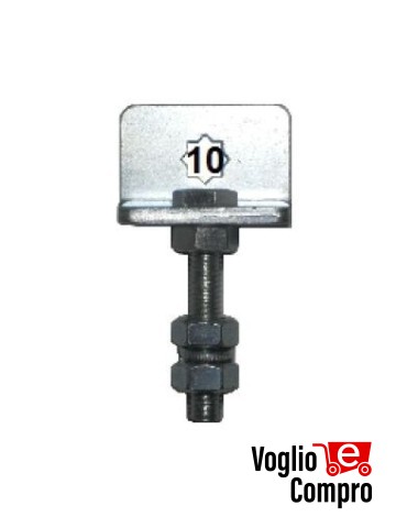 SUPPORTO REGOLAZIONE VERTICALE MOTORIDUTTORI D 35mm - 45mm