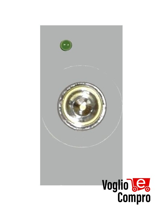 MEL MXGO G LUCE D'EMERGENZA A LED FRUTTO DA INCASSO PER BTICINO MATIX GO GRIGIO