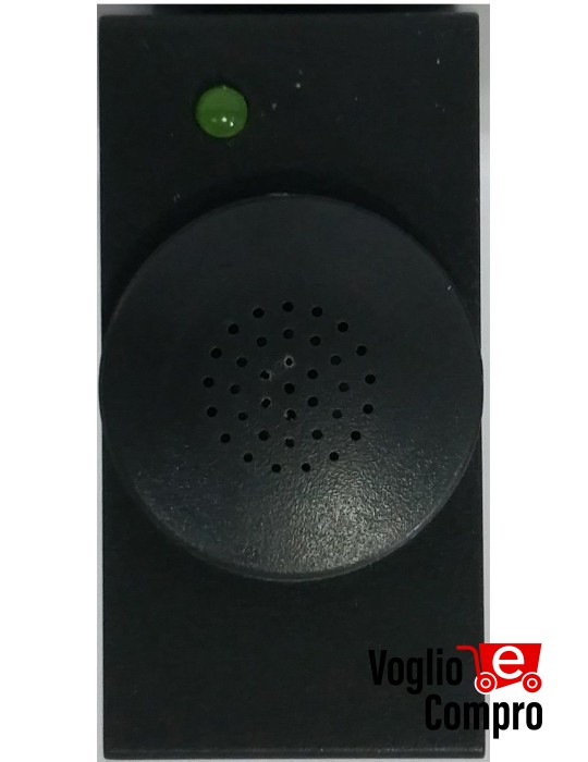 JEKO VMLN SENSORE RILEVATORE GAS FRUTTO DA INCASSO NERO PER VIMAR LINEA