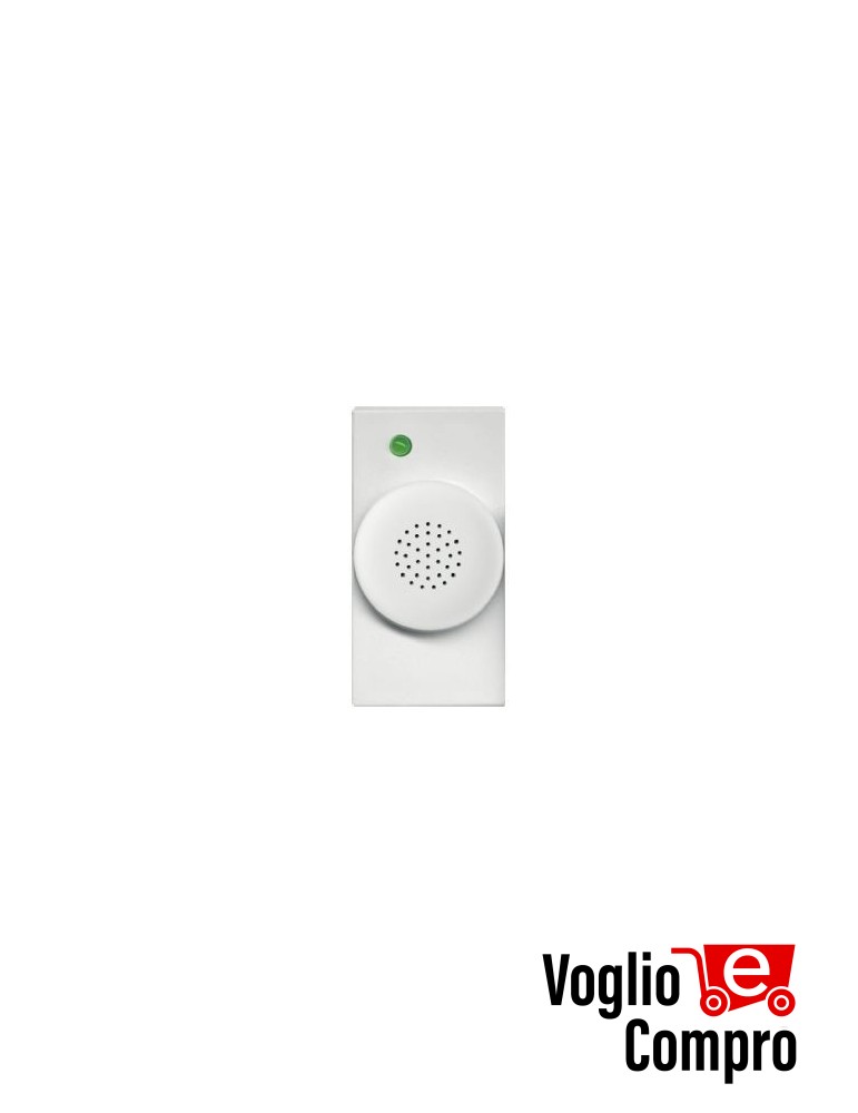 JEKO VMLN B SENSORE RILEVATORE GAS FRUTTO DA INCASSO BIANCO PER VIMAR LINEA