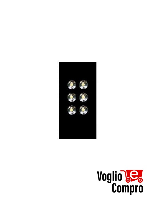 MEL6 VMLN SENSORE CORPO ILLUMINANTE FRUTTO DA INCASSO NERO PER VIMAR LINEA