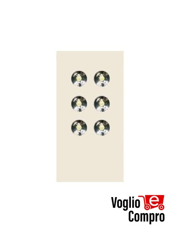 MEL6 VMLN C SENSORE CORPO ILLUMINANTE FRUTTO DA INCASSO CANAPA PER VIMAR LINEA