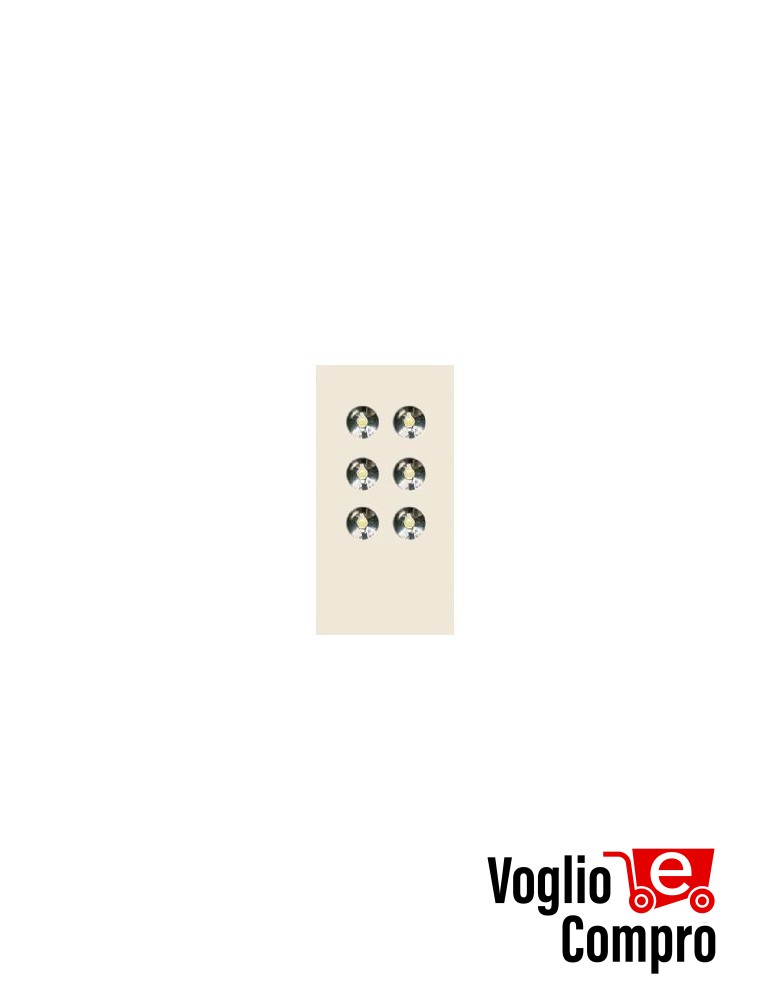 MEL6 VMLN C SENSORE CORPO ILLUMINANTE FRUTTO DA INCASSO CANAPA PER VIMAR LINEA