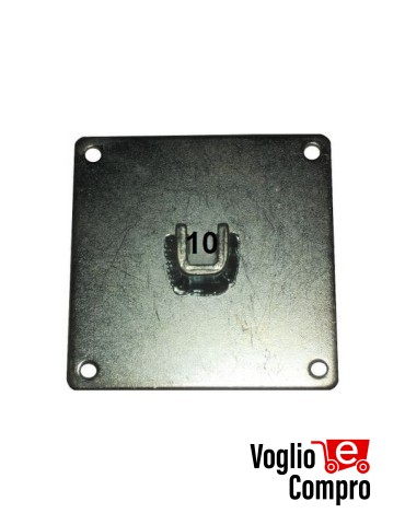 SUPPORTO QUADRO 100X100mm TEKNOS S45Q PER MOTORIDUTTORI D 35mm D 45mm