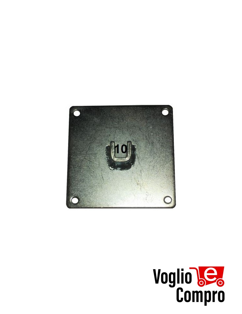 SUPPORTO QUADRO 100X100mm TEKNOS S45Q PER MOTORIDUTTORI D 35mm D 45mm