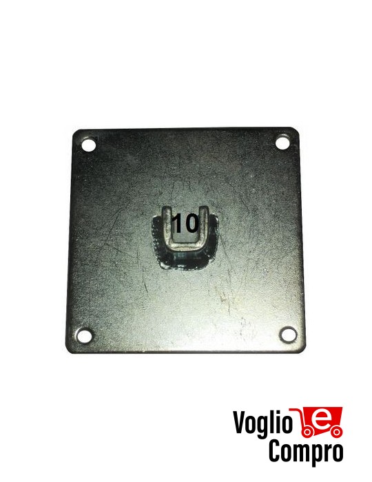 SUPPORTO QUADRO 100X100mm TEKNOS S45Q PER MOTORIDUTTORI D 35mm D 45mm