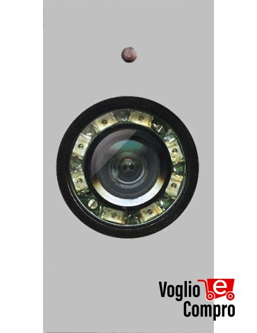 SPY IR VMAKA TELECAMERA COLORI CON IR FRUTTO DA INCASSO PER VIMAR ARKE' ARGENTO