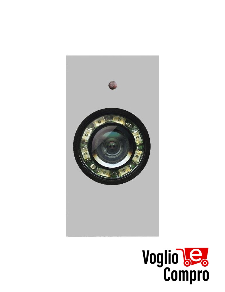 SPY IR VMAKA TELECAMERA COLORI CON IR FRUTTO DA INCASSO PER VIMAR ARKE' ARGENTO