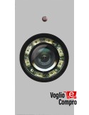 SPY IR VMAKA TELECAMERA COLORI CON IR FRUTTO DA INCASSO PER VIMAR ARKE' ARGENTO
