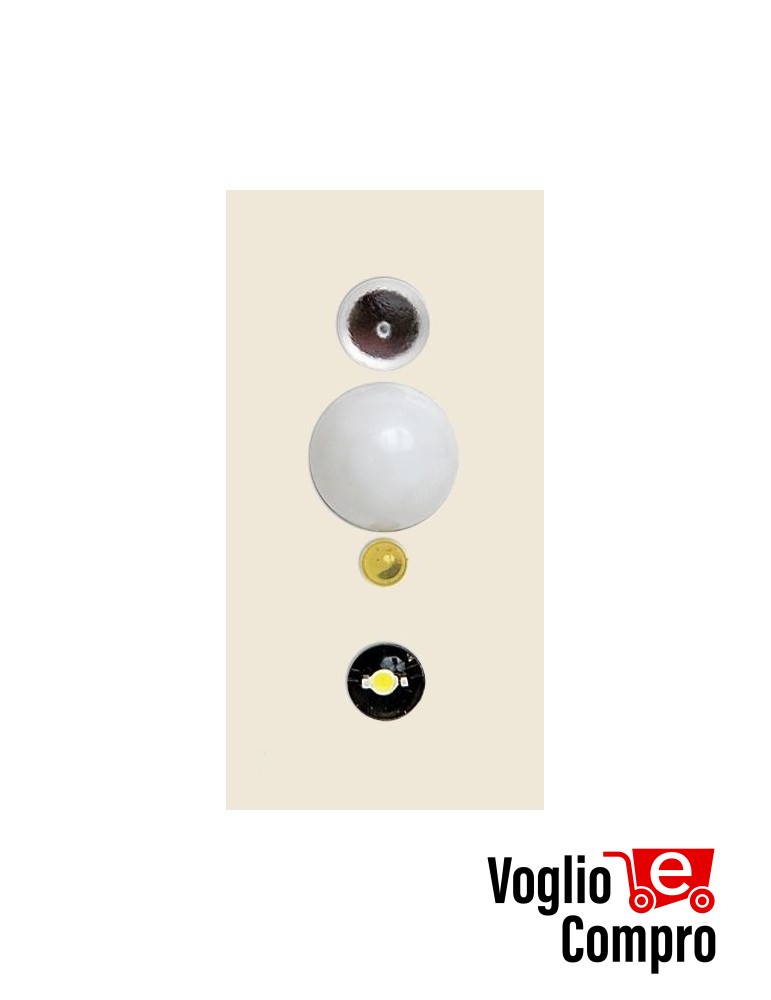 BESSY VMLN C SENSORE TRIVALENTE FRUTTO DA INCASSO CANAPA PER VIMAR LINEA