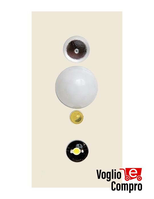 BESSY VMLN C SENSORE TRIVALENTE FRUTTO DA INCASSO CANAPA PER VIMAR LINEA