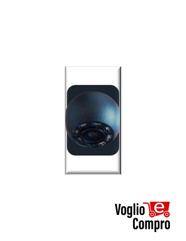 SPY H2  ABBMILB TELECAMERA COLORI +IR H2 FRUTTO DA INCASSO BIANCO PER ABB MILOS