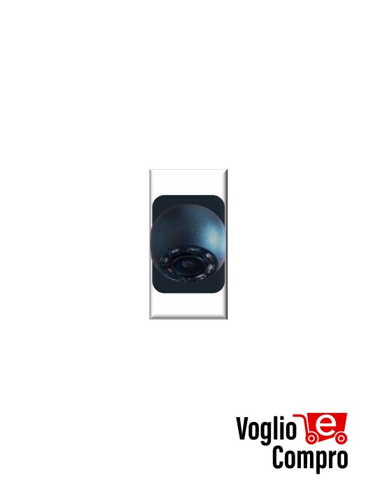 SPY H2 AV44B TELECAMERA COLORI +IR H2 FRUTTO DA INCASSO BIANCO PER AVE DOMUS 100 S44