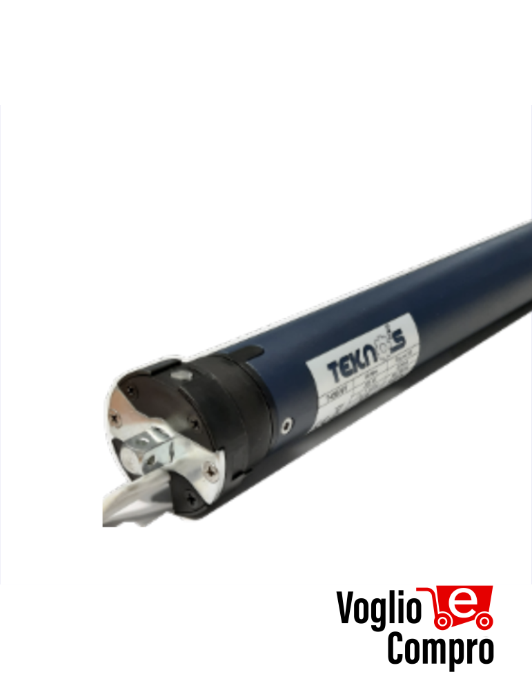 MOTORE TUBOLARE TEKNOS Ø 45mm Ricevitore Radio Integrato a Batteria 50Nm tec